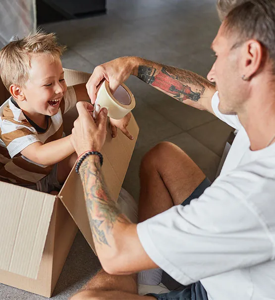 Déménagement avec bébé